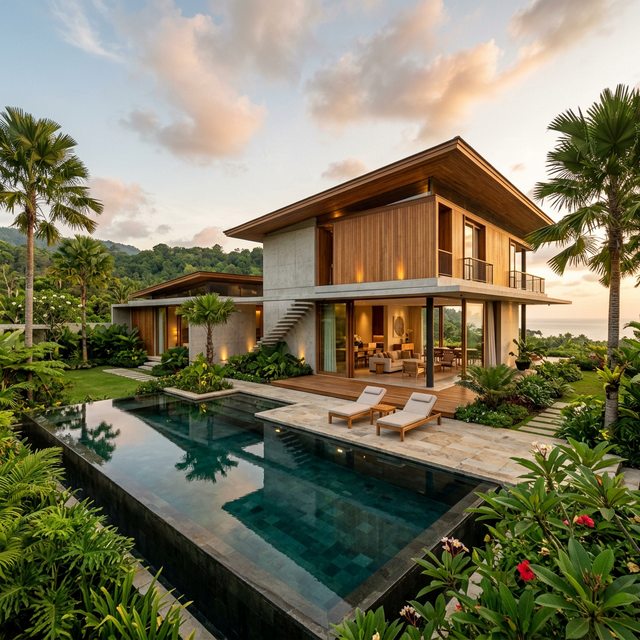 Design and build villa project in Lombok by Atelier Nusa