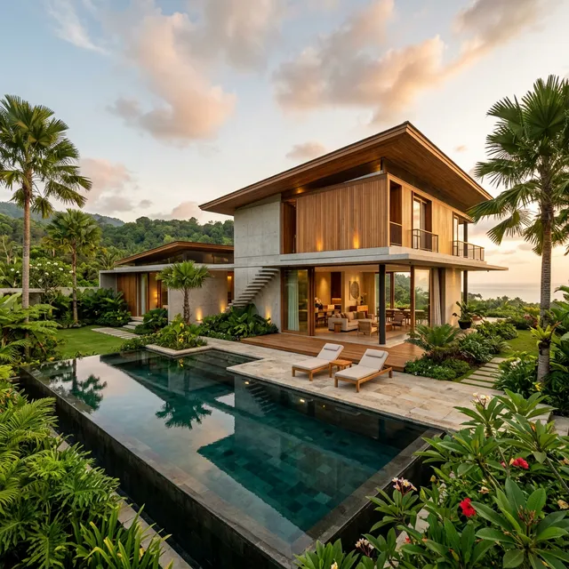 Design and build villa project in Lombok by Atelier Nusa